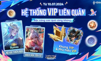 Hệ thống VIP Liên Quân, quà nạp và cách xem bậc VIP